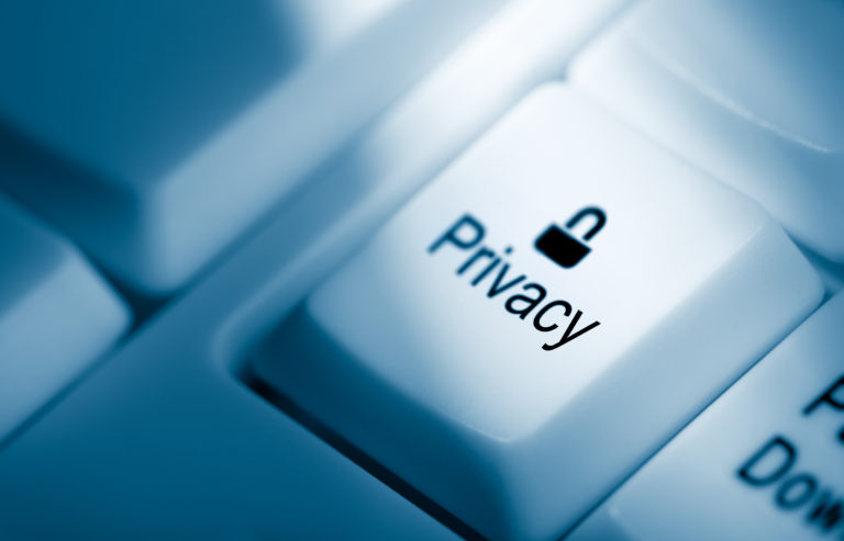 Keyboard key labeled Privacy